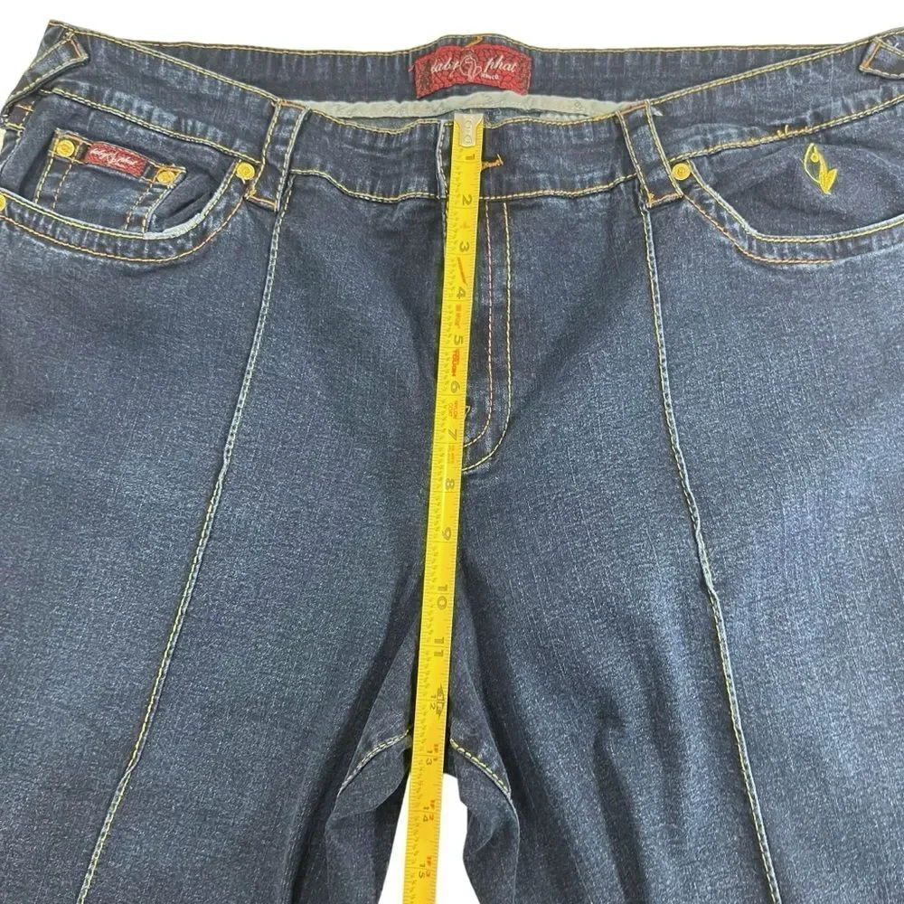 Y2K Baby Phat High Rise Cropped Flare Capri Jeans 24